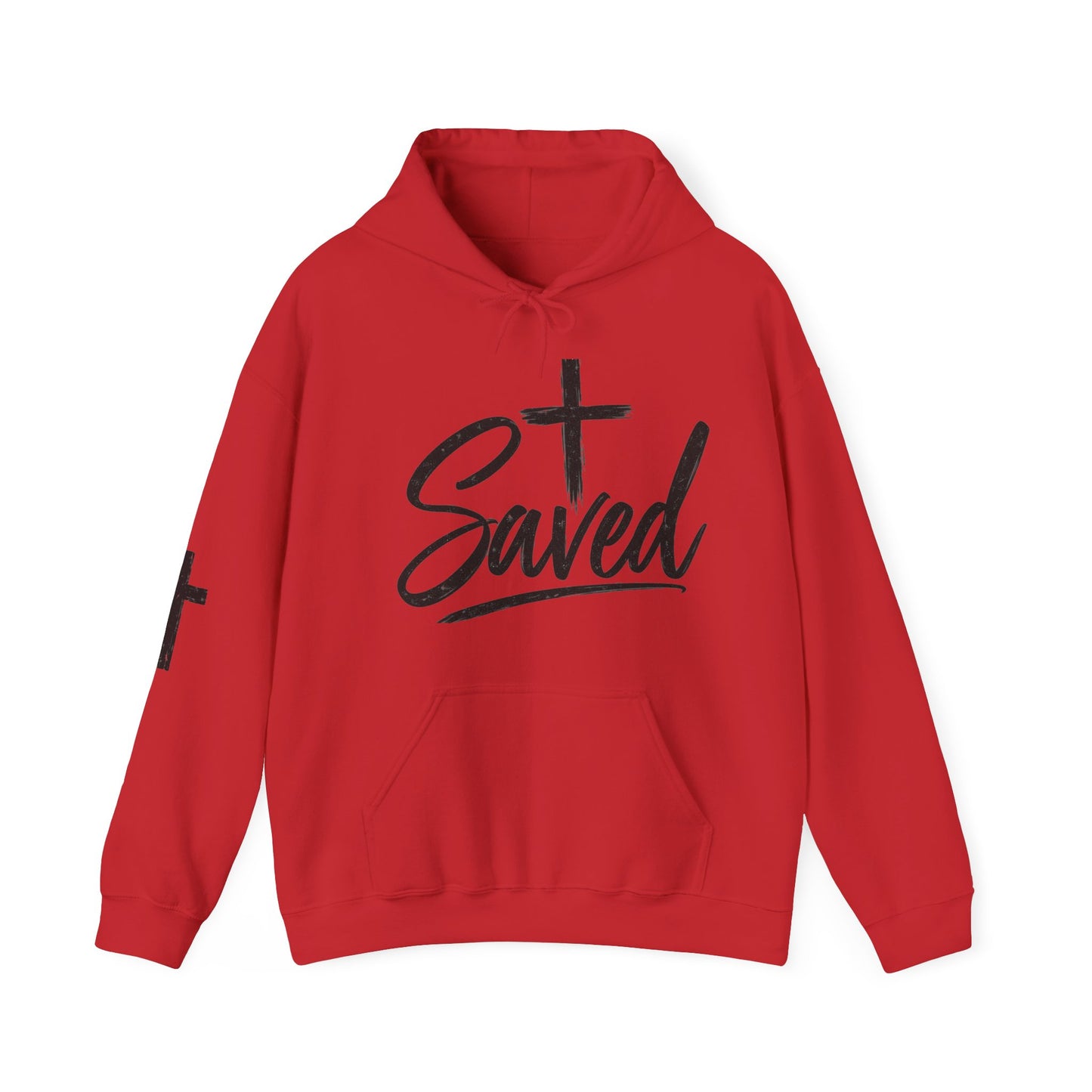 Saved Cross Hoodie — Christian Faith Pullover
