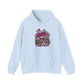 Racer Girl Motorcycle Hoodie — "Real Girls Let 'Er Eat" / "A Little Roost Never Hurt"