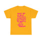 Dolly Parton Quote Tee — "Don't Be So Busy Making a Living" Pink Handwritten Graphic T-Shirt