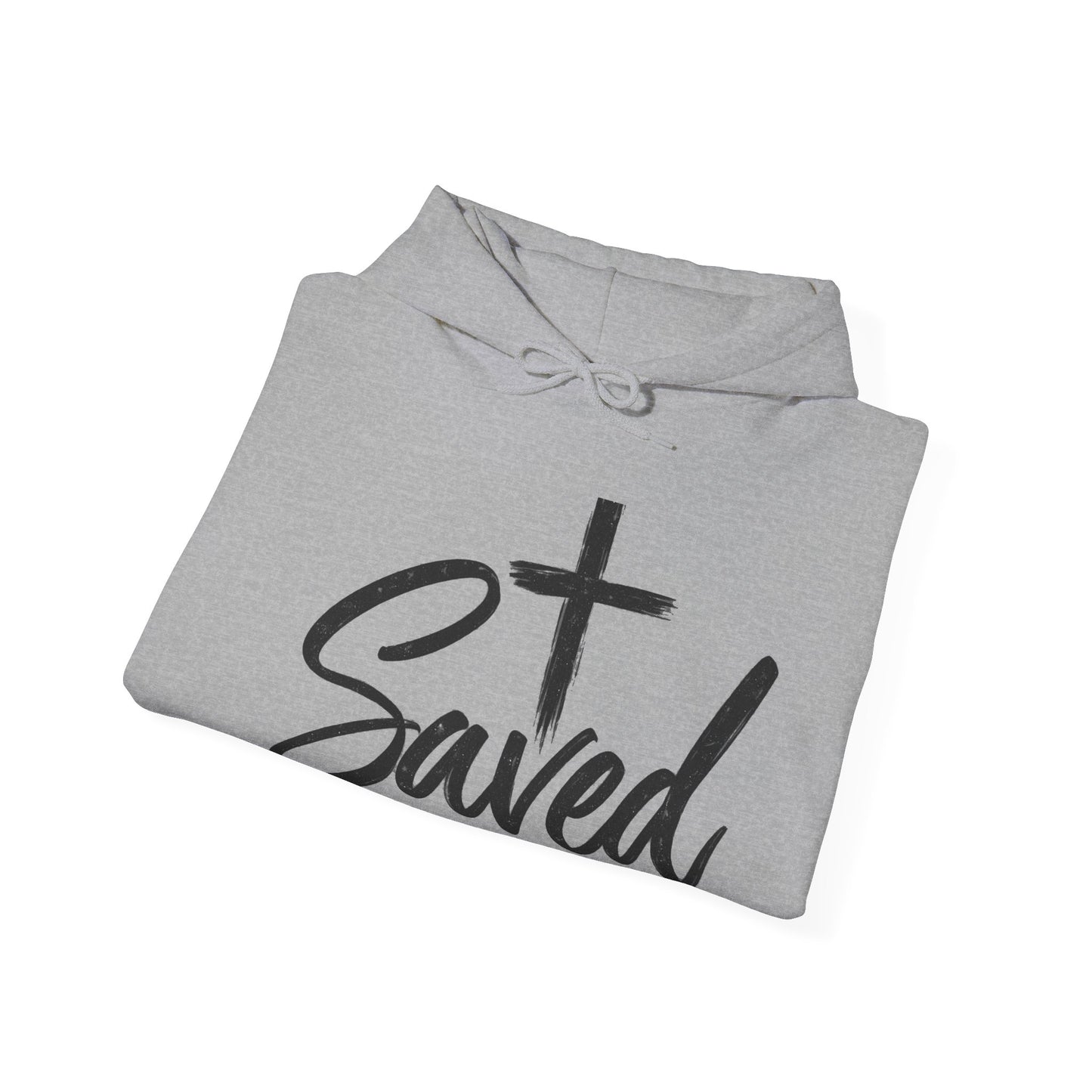Saved Cross Hoodie — Christian Faith Pullover