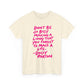 Dolly Parton Quote Tee — "Don't Be So Busy Making a Living" Pink Handwritten Graphic T-Shirt