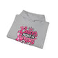 Breast Cancer Survivor Hoodie — “Cancer Picked the Wrong Girl” / Faith Strength Courage