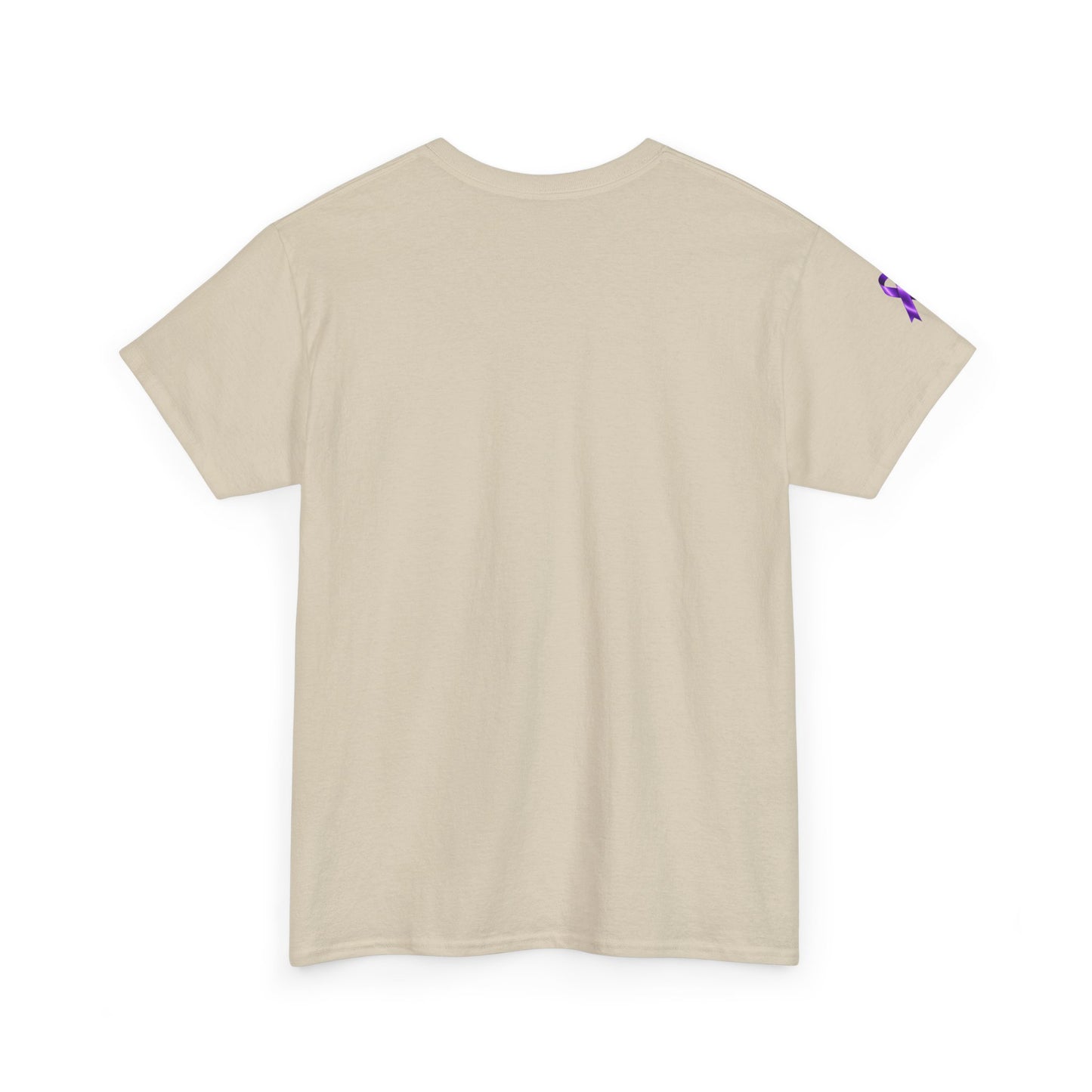 Pancreatic Cancer Awareness T-Shirt — Purple Ribbon Hope, Strength & Faith Tee