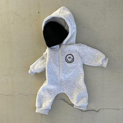 Baby jumpsuit cartoon hooded baby clothes