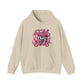 Faith Over Fear Hoodie — Pink Ribbon Breast Cancer Awareness Philippians 4:13 Hooded Sweatshirt