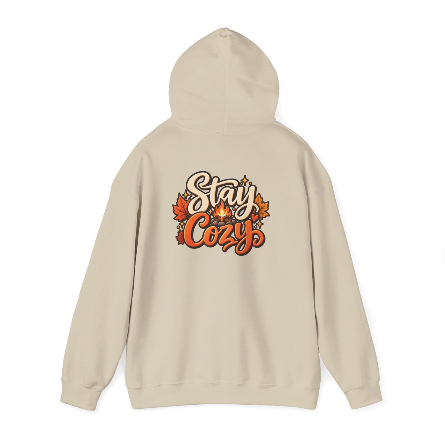 Hoodie — "Boo Bonfires October Oversized Hoodies" Cozy Fall Pullover (Stay Cozy)