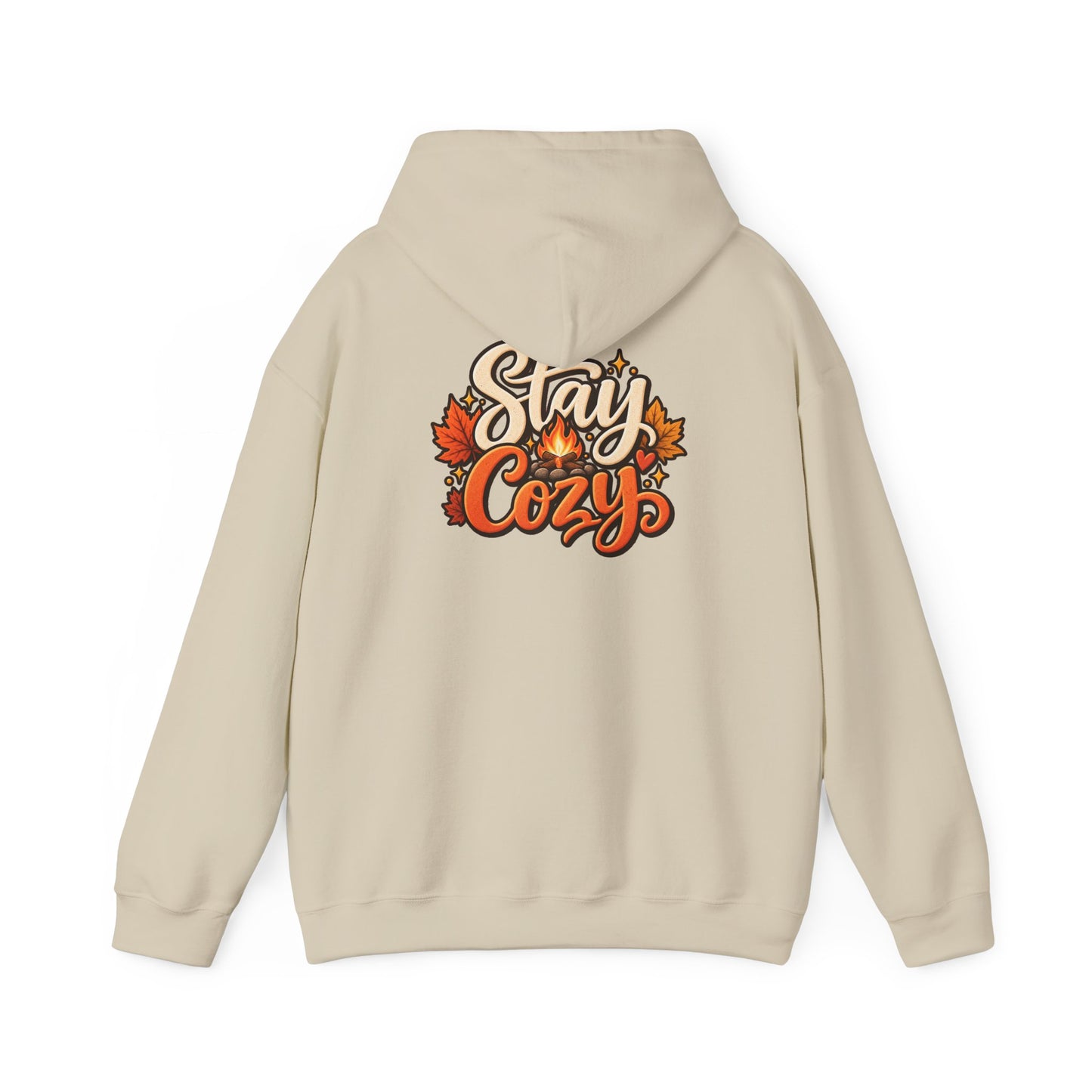 Hoodie — "Boo Bonfires October Oversized Hoodies" Cozy Fall Pullover (Stay Cozy)