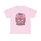 She Wore Hope Like Armor T-Shirt — Inspirational Floral Women’s Tee