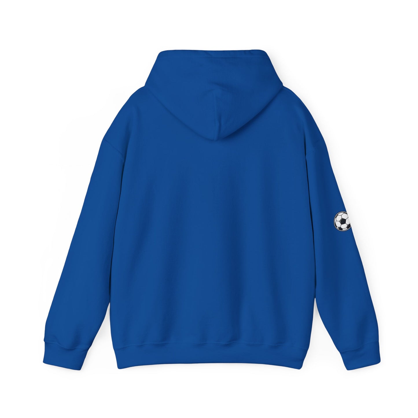 Soccer Love Hoodie – 'Love Soccer' Heart & Ball Graphic Hooded Sweatshirt