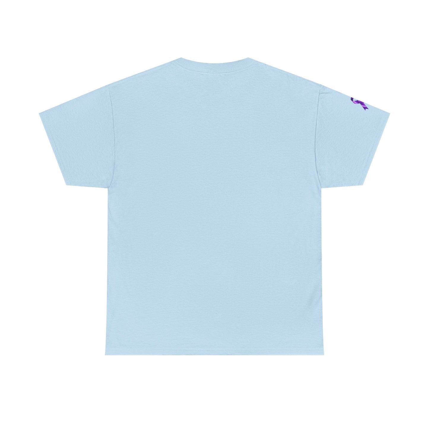 Pancreatic Cancer Awareness T-Shirt — Purple Ribbon Hope, Strength & Faith Tee