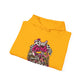 Racer Girl Motorcycle Hoodie — "Real Girls Let 'Er Eat" / "A Little Roost Never Hurt"