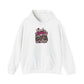Hoodie — "Real Girls Let 'Er Eat" Retro Biker Graphic Hoodie