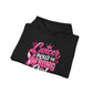 Breast Cancer Survivor Hoodie — “Cancer Picked the Wrong Girl” / Faith Strength Courage