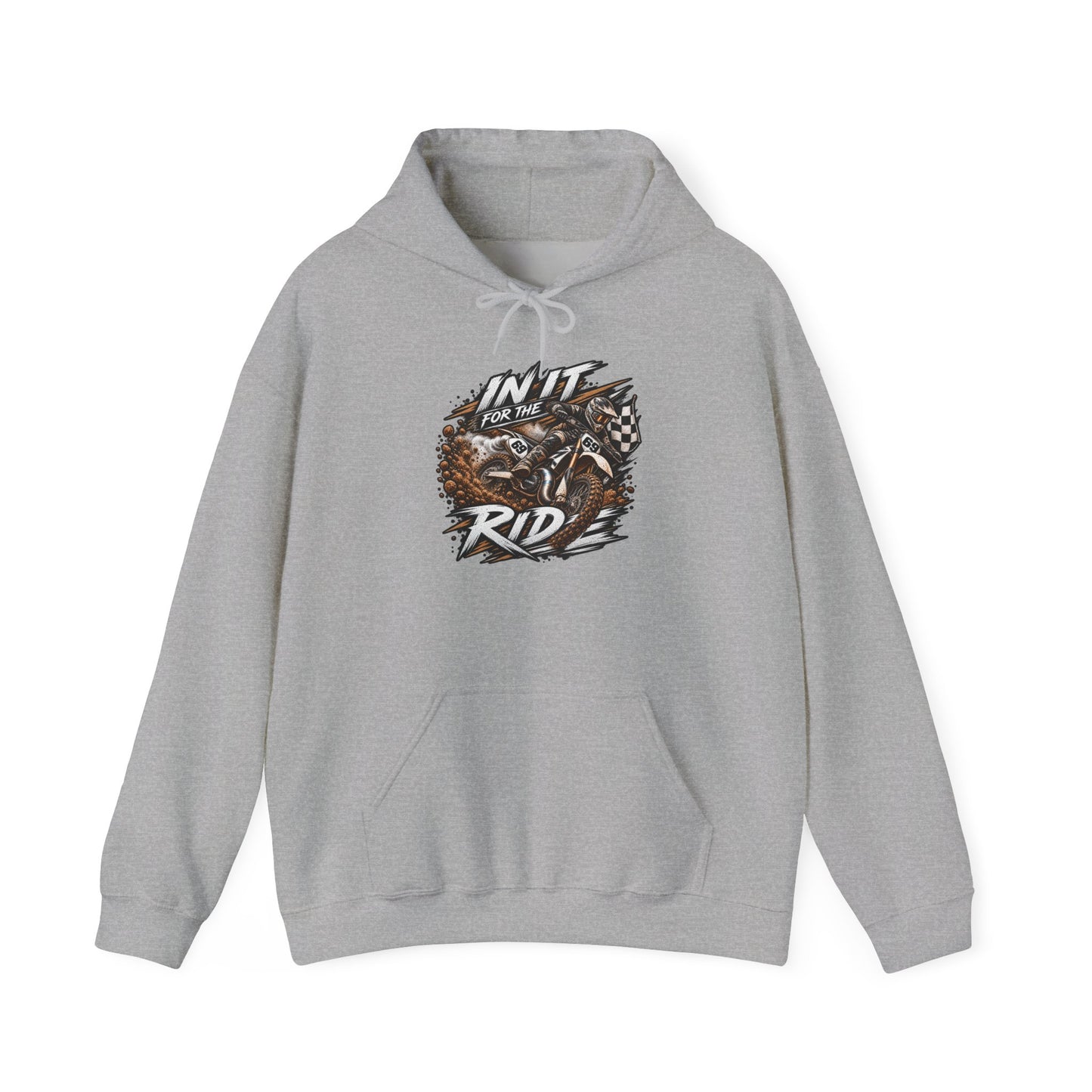 Motorcycle Hoodie — "I’m It, Ride" Dirt Bike Graphic Pullover