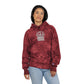 Tie-Dye Hoodie — Embroidered "Good Vibes" Peace Sign