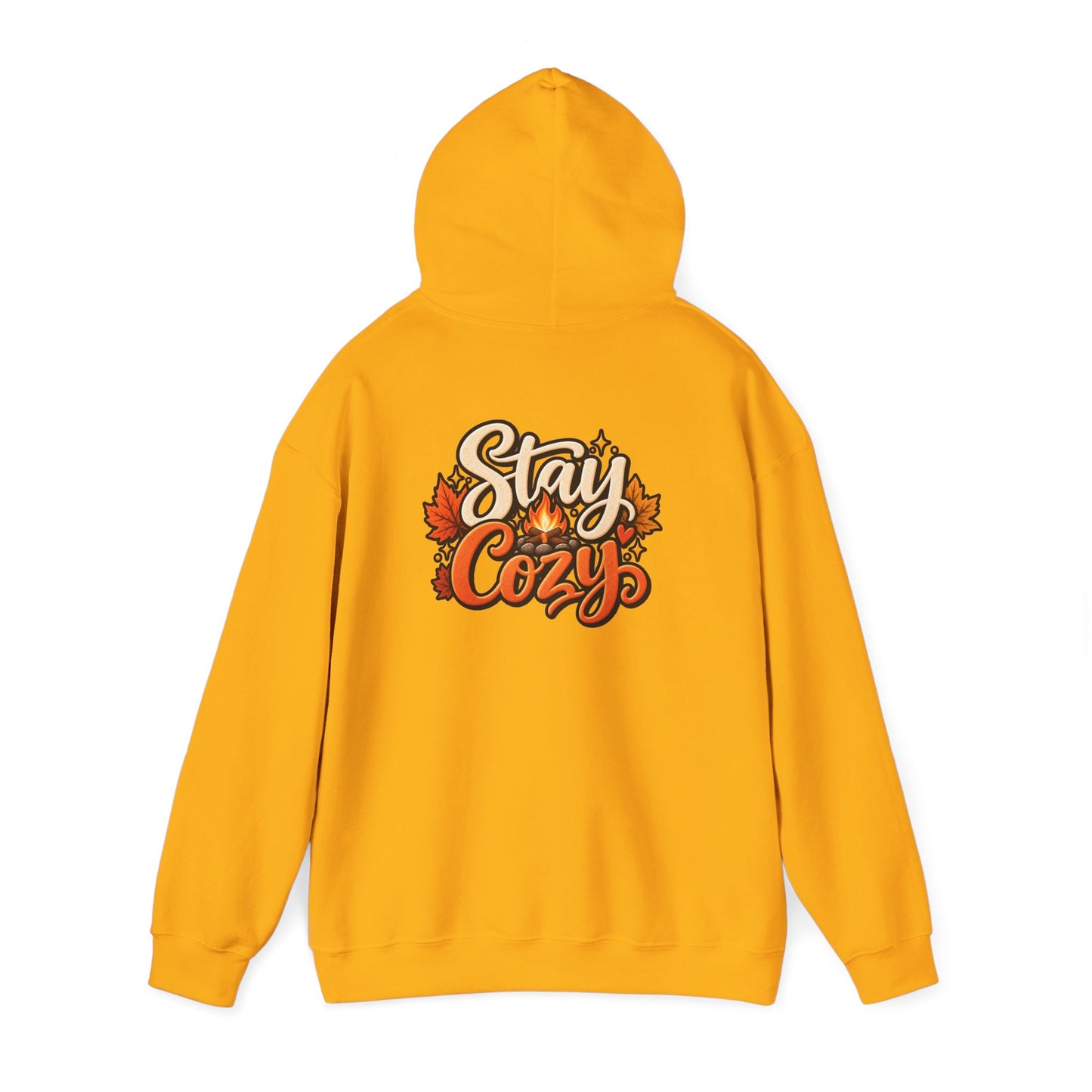 Hoodie — "Boo Bonfires October Oversized Hoodies" Cozy Fall Pullover (Stay Cozy)