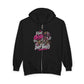 Dirt Bike Hoodie – "Real Girls Ride Dirt Bikes" Full-Zip Zip-Up Sweatshirt