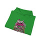 Racer Girl Motorcycle Hoodie — "Real Girls Let 'Er Eat" / "A Little Roost Never Hurt"