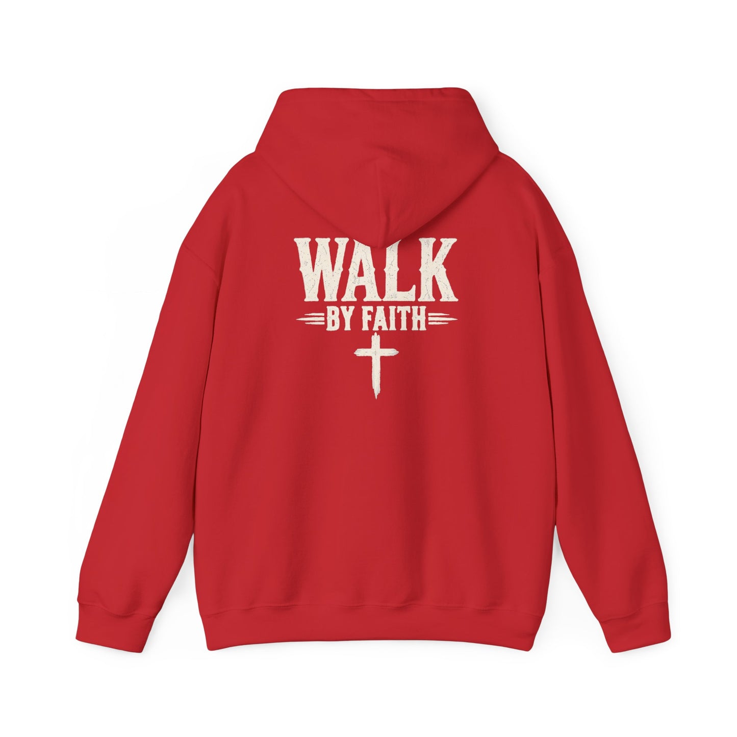Faith Over Fear Hoodie — "Walk by Faith" Christian Pullover