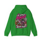 Racer Girl Motorcycle Hoodie — "Real Girls Let 'Er Eat" / "A Little Roost Never Hurt"