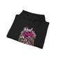 Racer Girl Motorcycle Hoodie — "Real Girls Let 'Er Eat" / "A Little Roost Never Hurt"
