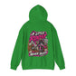 Racer Girl Motorcycle Hoodie — "Real Girls Let 'Er Eat" / "A Little Roost Never Hurt"