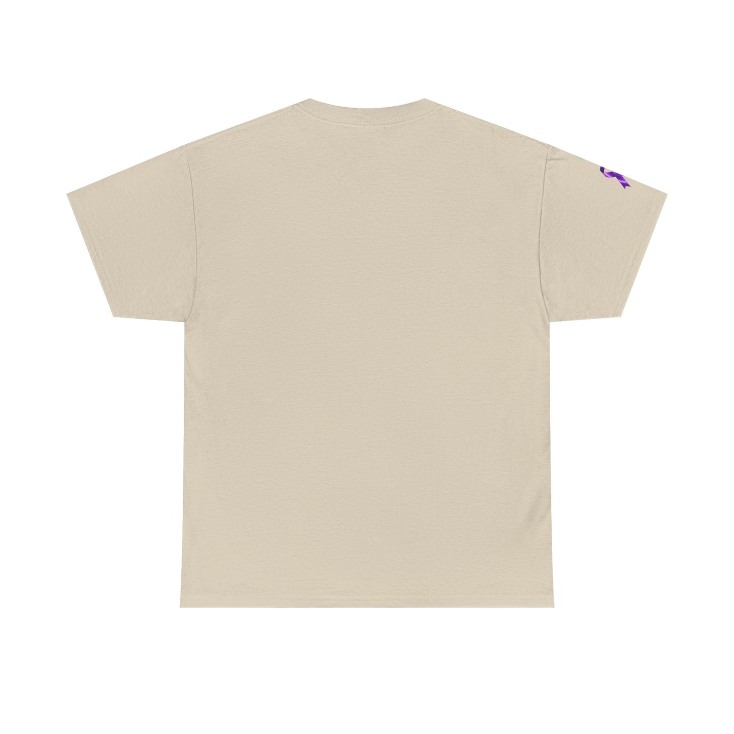Pancreatic Cancer Awareness T-Shirt — Purple Ribbon Hope, Strength & Faith Tee