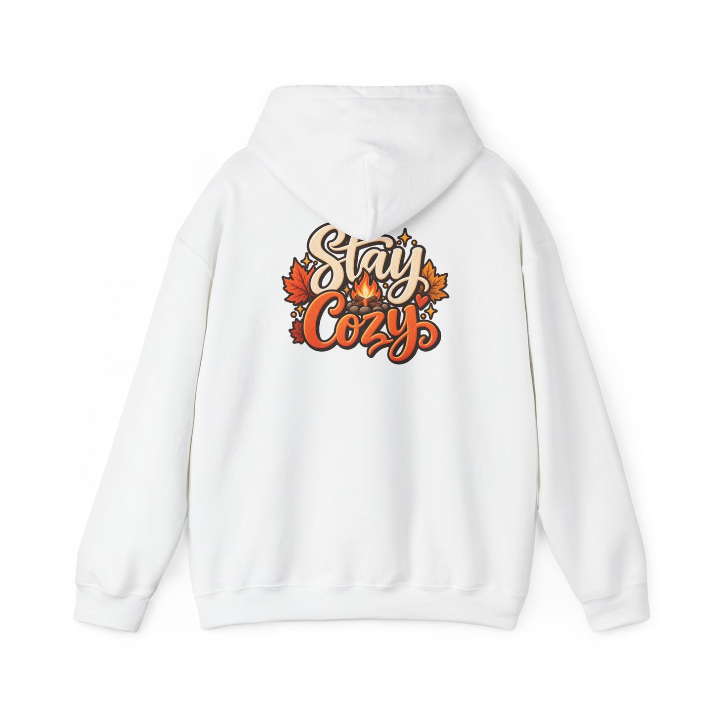 Hoodie — "Boo Bonfires October Oversized Hoodies" Cozy Fall Pullover (Stay Cozy)