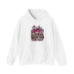 Racer Girl Motorcycle Hoodie — "Real Girls Let 'Er Eat" / "A Little Roost Never Hurt"
