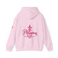 Faith Over Fear Hoodie — Pink Ribbon Breast Cancer Awareness Philippians 4:13 Hooded Sweatshirt
