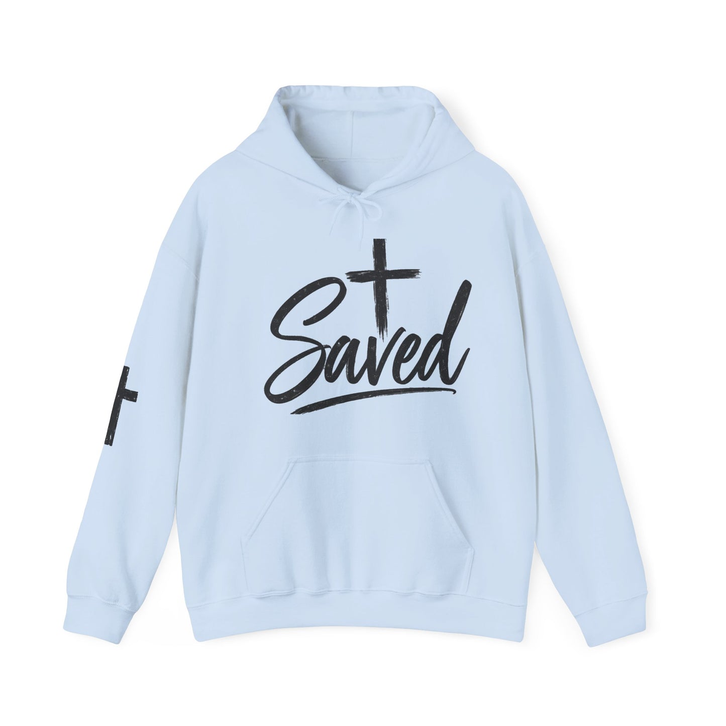 Saved Cross Hoodie — Christian Faith Pullover