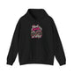 Hoodie — "Real Girls Let 'Er Eat" Retro Biker Graphic Hoodie