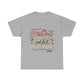 Inspirational Quote Tee — "Find Out Who You Are and Do It On Purpose" Floral Graphic T-Shirt
