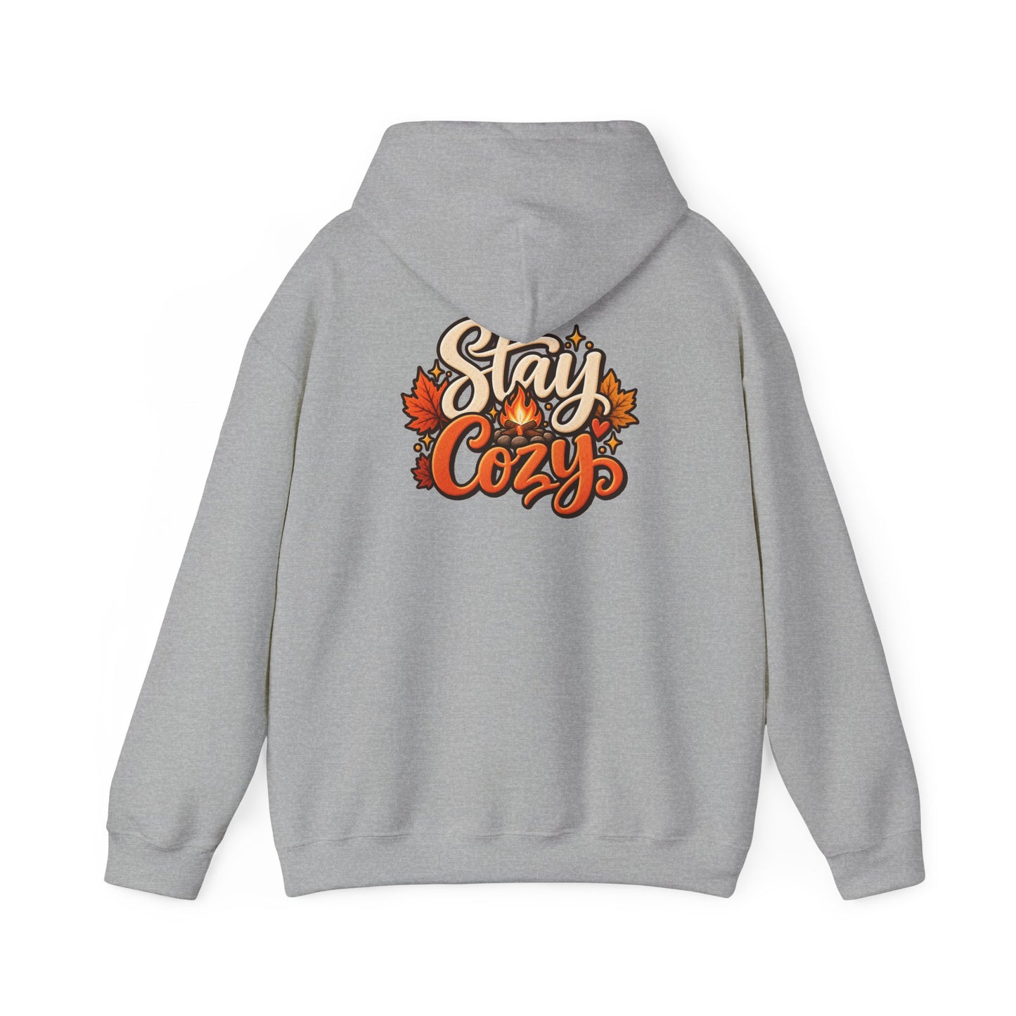 Hoodie — "Boo Bonfires October Oversized Hoodies" Cozy Fall Pullover (Stay Cozy)