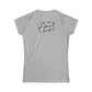 Women's Tee – Classic Softstyle Blank White T-Shirt