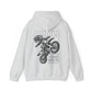 Women’s Motocross Hoodie – “Real Girls Let ‘Er Eat / A Little Dirt Never Hurt” Dirt Bike Pullover