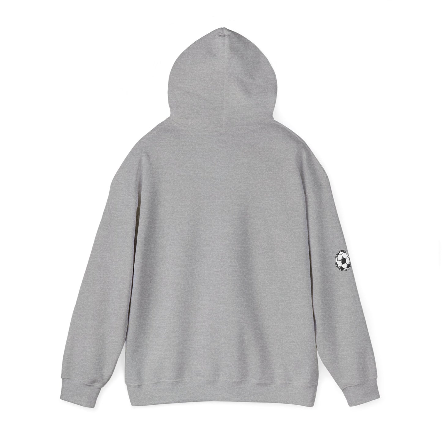 Soccer Love Hoodie – 'Love Soccer' Heart & Ball Graphic Hooded Sweatshirt