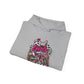 Racer Girl Motorcycle Hoodie — "Real Girls Let 'Er Eat" / "A Little Roost Never Hurt"