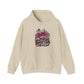 Racer Girl Motorcycle Hoodie — "Real Girls Let 'Er Eat" / "A Little Roost Never Hurt"