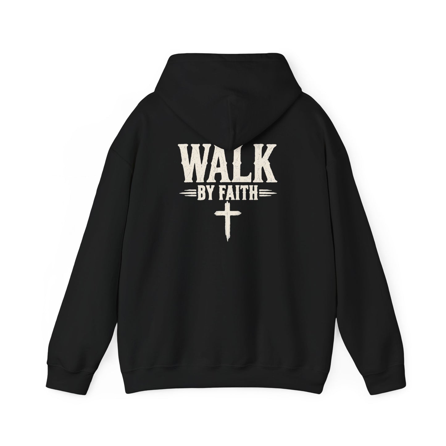 Faith Over Fear Hoodie — "Walk by Faith" Christian Pullover
